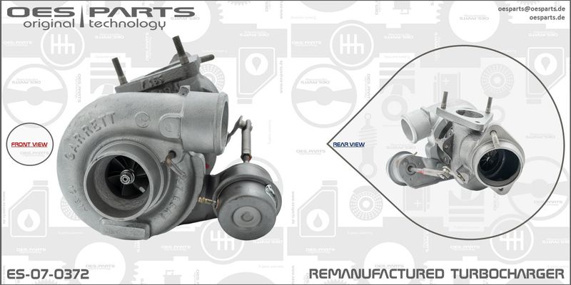 OES PARTS Kompresors, Turbopūte ES-07-0372